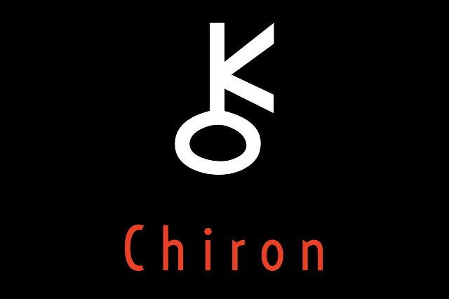 Chiron glyph and name